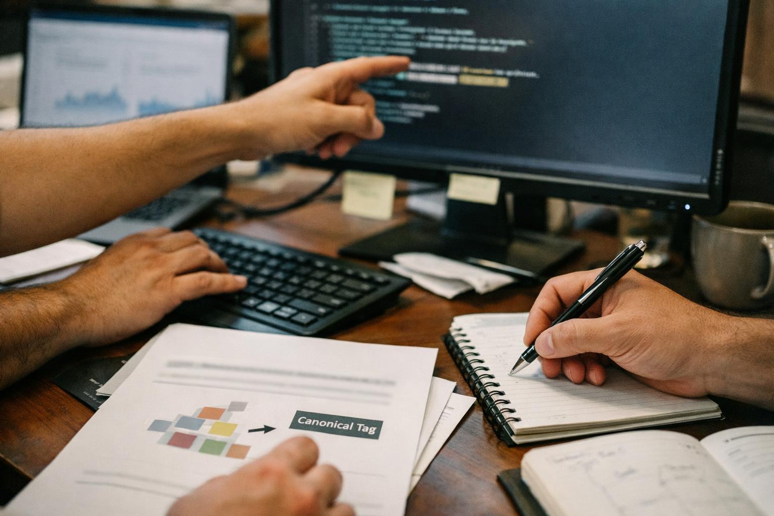 How Canonical Tag applies to SEO Agency services in El Paso, United States—practical illustration