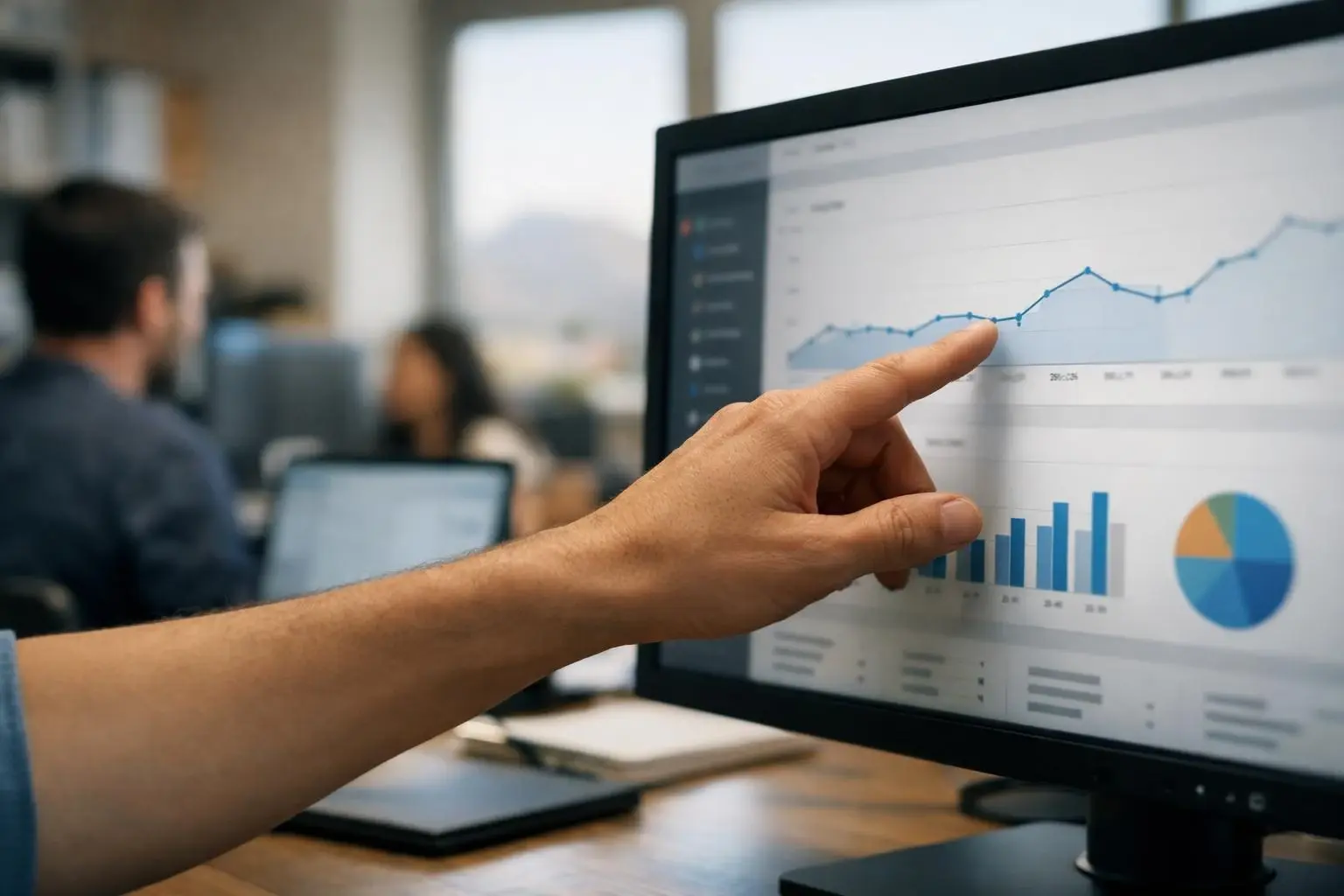 Google Analytics in SEO Agency: Google Analytics is a free web analytics service offered by Google that—visual guide