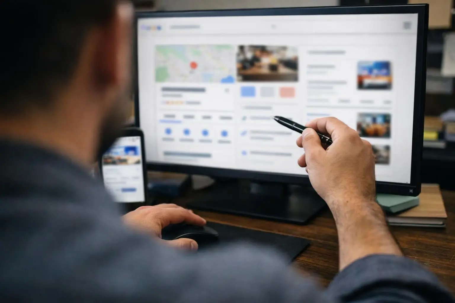 How Google My Business applies to SEO Agency services in El Paso, United States—practical illustration