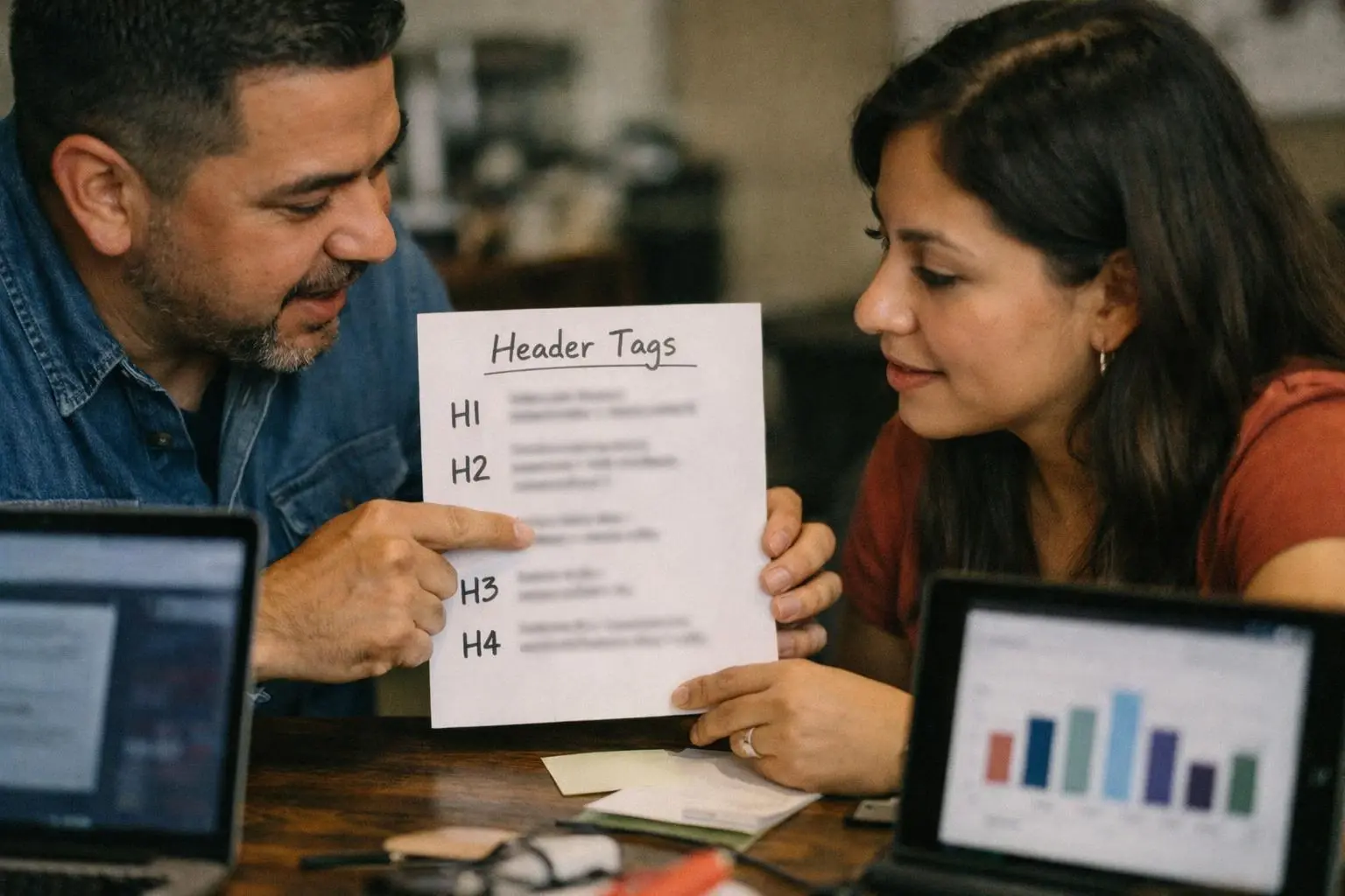 How Header Tags applies to SEO Agency services in El Paso, United States—practical illustration
