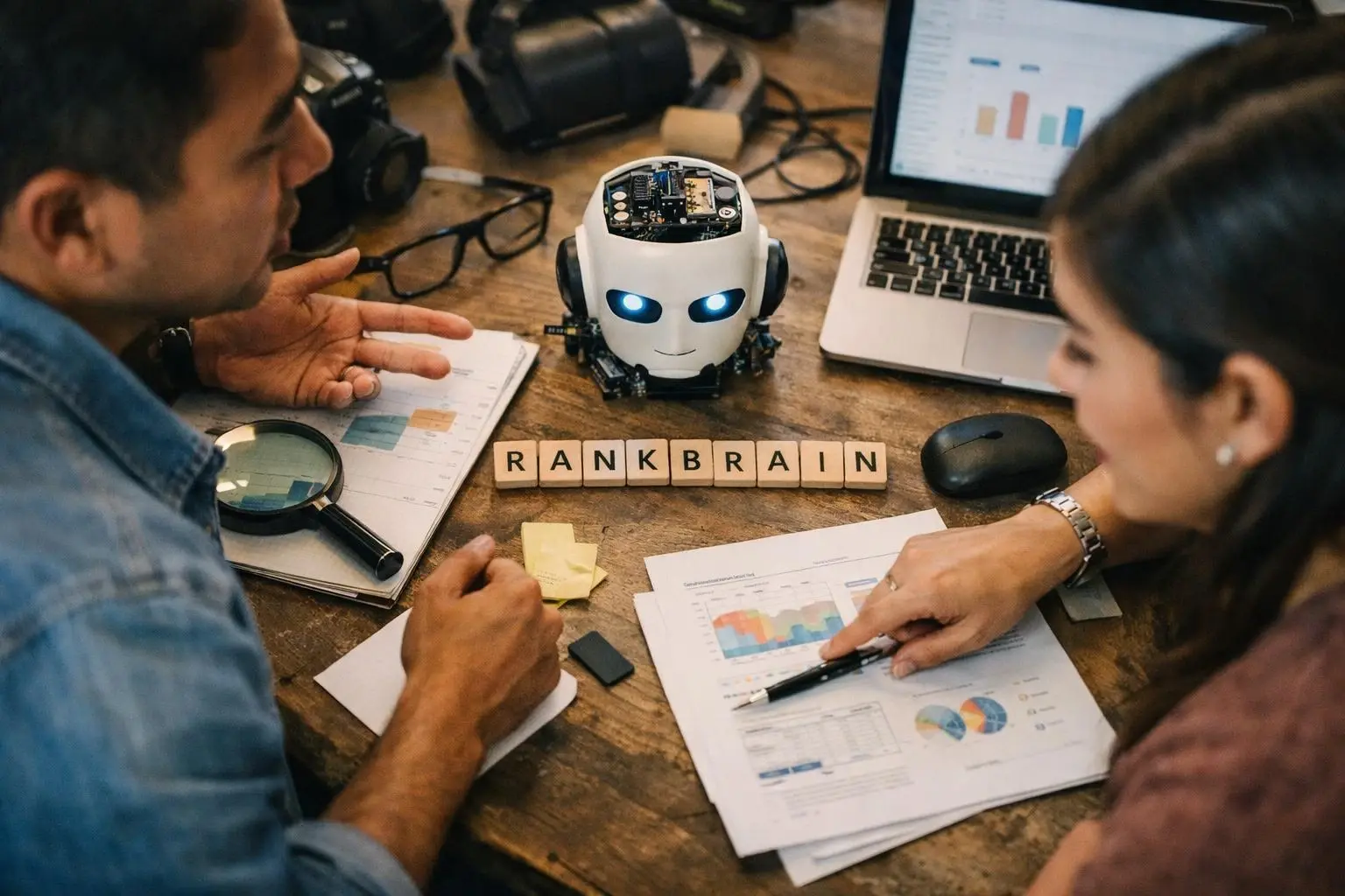 RankBrain in SEO Agency: RankBrain is a machine-learning artificial intelligence system developed by Google to help—visual...